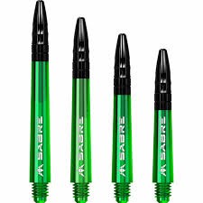 Mission Sabre Green Short 36mm Black Top Stem